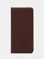 Коричневый чехол книжка Xiaomi Redmi Note 13 Pro 4g / Сяоми Редми Нот 13 Про