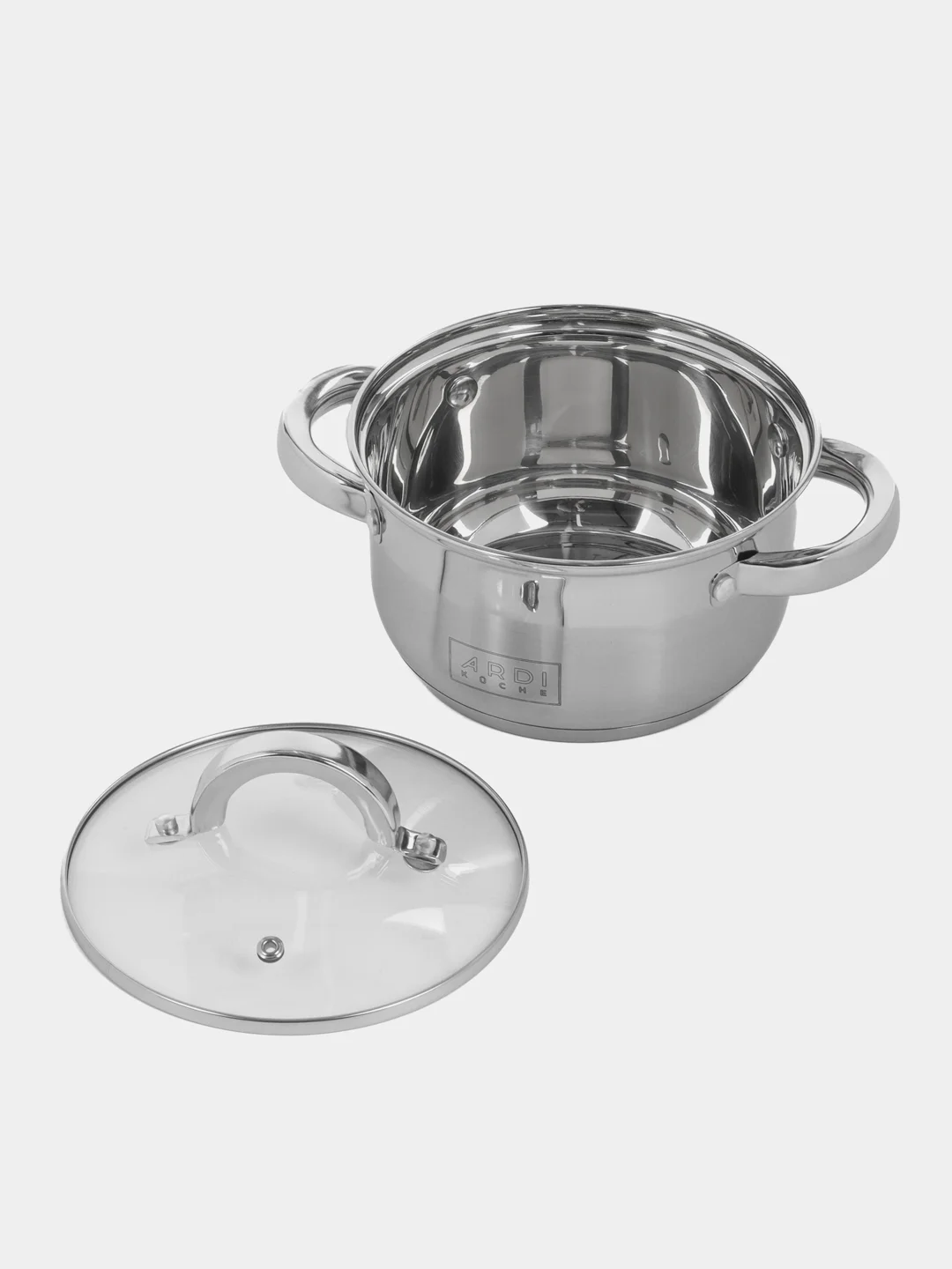 Набор кастрюль Ardi Kuche AR-6612 из нержавеющей стали 1,9л., 2,7л., 3,6л