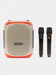 Белый колонка Hopestar Party 130 120W с функцией TWS, двумя микрофонами, LED подсветкой