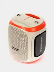 Белый колонка Hopestar Party 130 120W с функцией TWS, двумя микрофонами, LED подсветкой