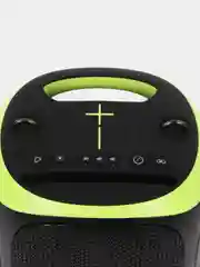 Оранжевый колонка Hopestar Party 130 120W с функцией TWS, двумя микрофонами, LED подсветкой