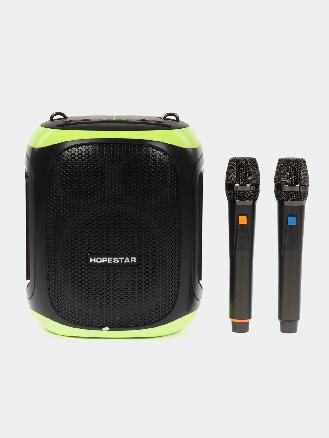 Оранжевый колонка Hopestar Party 130 120W с функцией TWS, двумя микрофонами, LED подсветкой