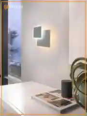 Светильник  бра  светодиодный настенный Estares Geometria square 12W 2S-184х53 мм,белый