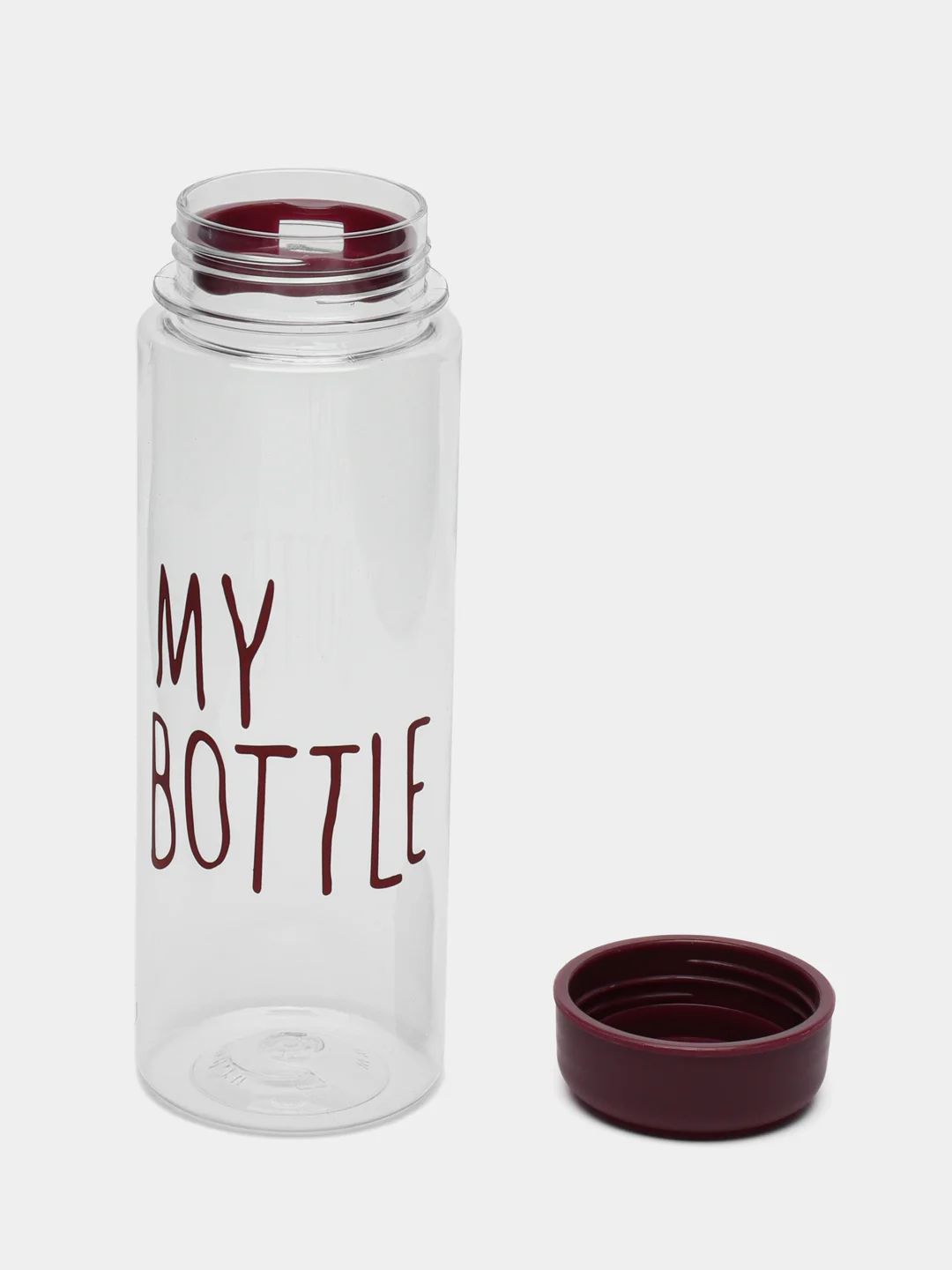 Коричневый бутылка для воды 500 мл "My bottle" 19,5х6 см