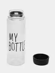 Коричневый бутылка для воды 500 мл "My bottle" 19,5х6 см
