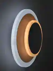Светильник  бра  светодиодный настенный Estares Geometria round 12W R 185Х55 мм,белый