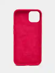 Вишнёвый чехол Silicone Case для iPhone 13 с закрытым низом