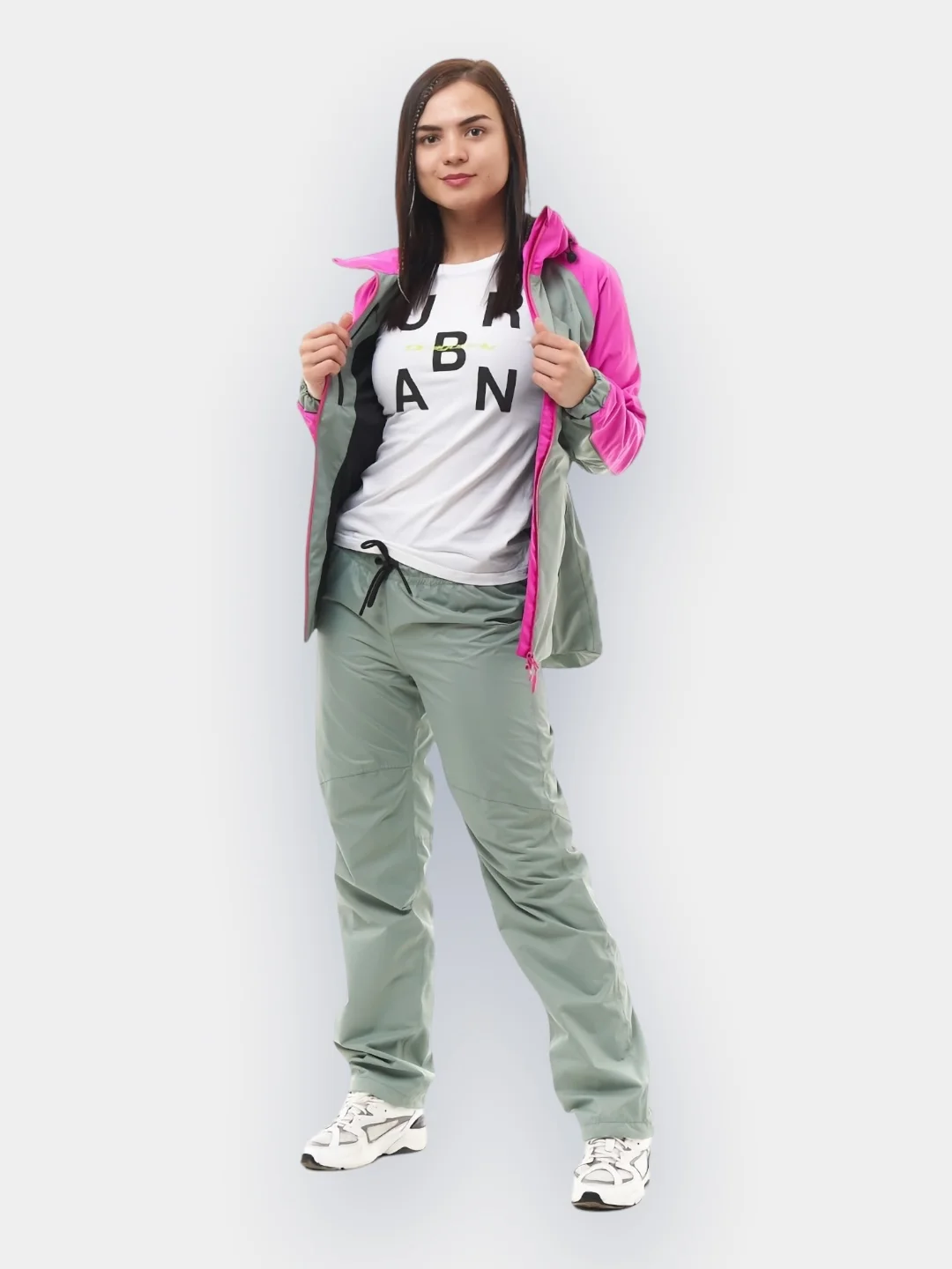 Розовый костюм женский мембранный Dragonfly ACTIVE 2.0 Woman 2023