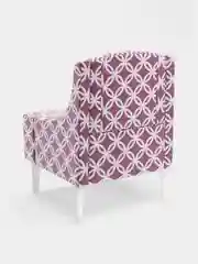 Бордовый кресло MONOFIX, ЛОТТИ, микровелюр