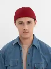 Желтый кепка без козырька "Докер"