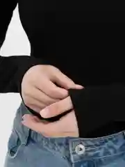 Угольный лонгслив в рубчик, женский, свитшот, футболка, толстовка