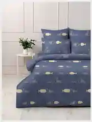 Комплект постельного белья, 1,5 спальный, 2-х спальный, евро, семейный, полисатин, 6868-2