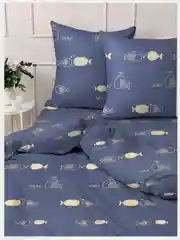 Комплект постельного белья, 1,5 спальный, 2-х спальный, евро, семейный, полисатин, 6868-2