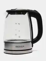 Черный чайник электрический Delta Lux DL-1204, объем 1 л