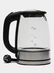 Черный чайник электрический Delta Lux DL-1204, объем 1 л
