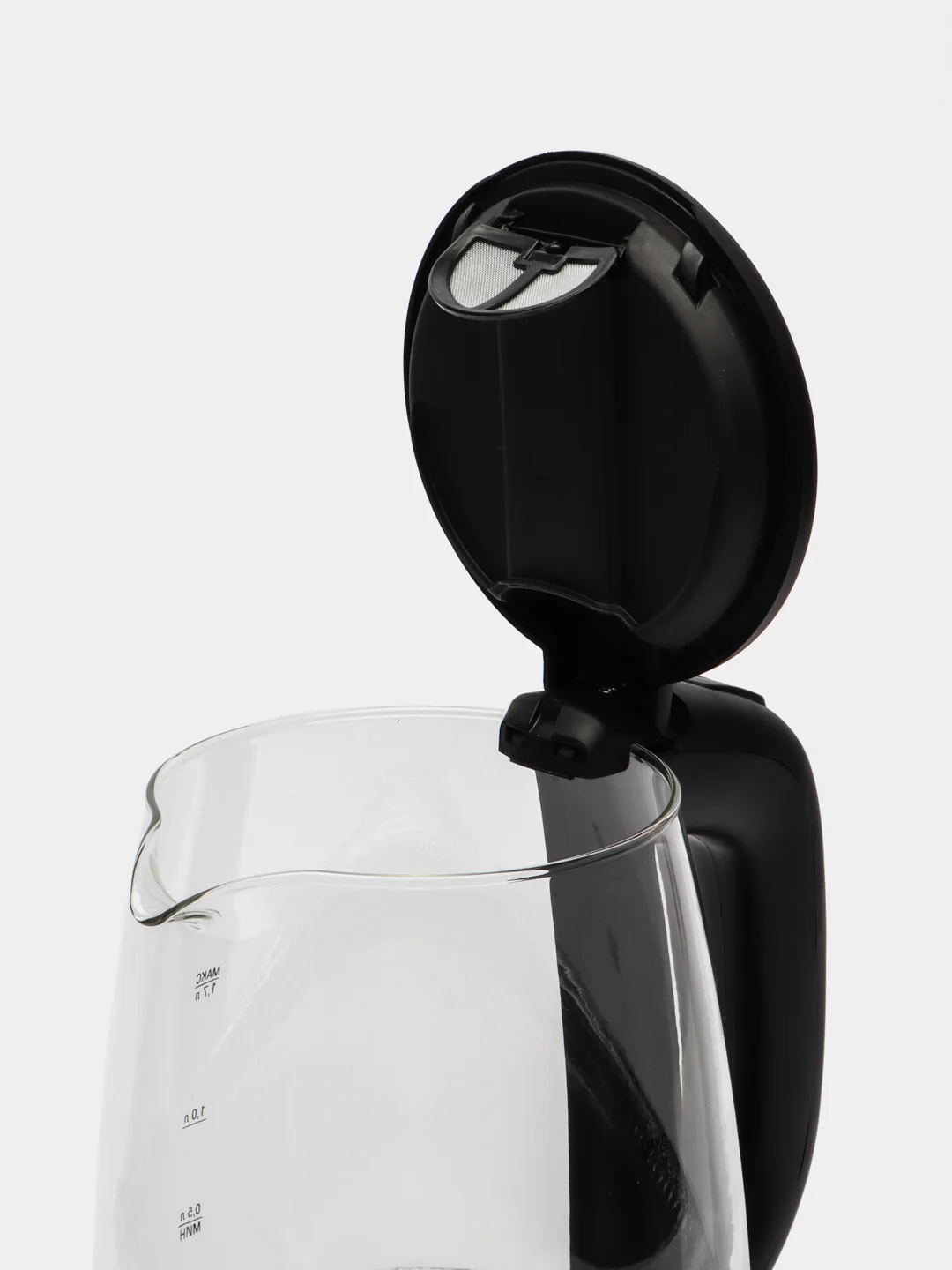 Черный чайник электрический Delta Lux DL-1204, объем 1 л