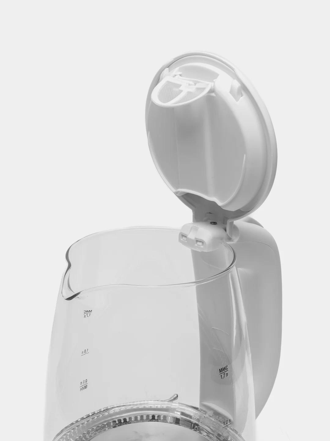 Белый чайник электрический Delta Lux DL-1204, объем 1 л