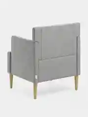 Серый кресло MONOFIX, КИУС, микровелюр