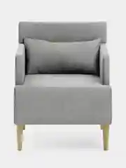 Серый кресло MONOFIX, КИУС, микровелюр