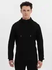 Черный спортивный костюм однотонный