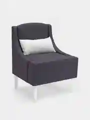 Серый кресло MONOFIX, ЛОТТИ, велюр