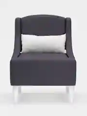 Серый кресло MONOFIX, ЛОТТИ, велюр