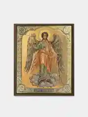 Икона освящённая Духовный Наставник "Ангел Хранитель" на МДФ, 10 х 12