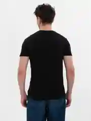 Черный футболка мужская