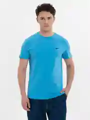 Голубой футболка мужская