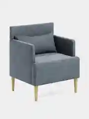 Тёмно-серый кресло MONOFIX, КИУС, микровелюр