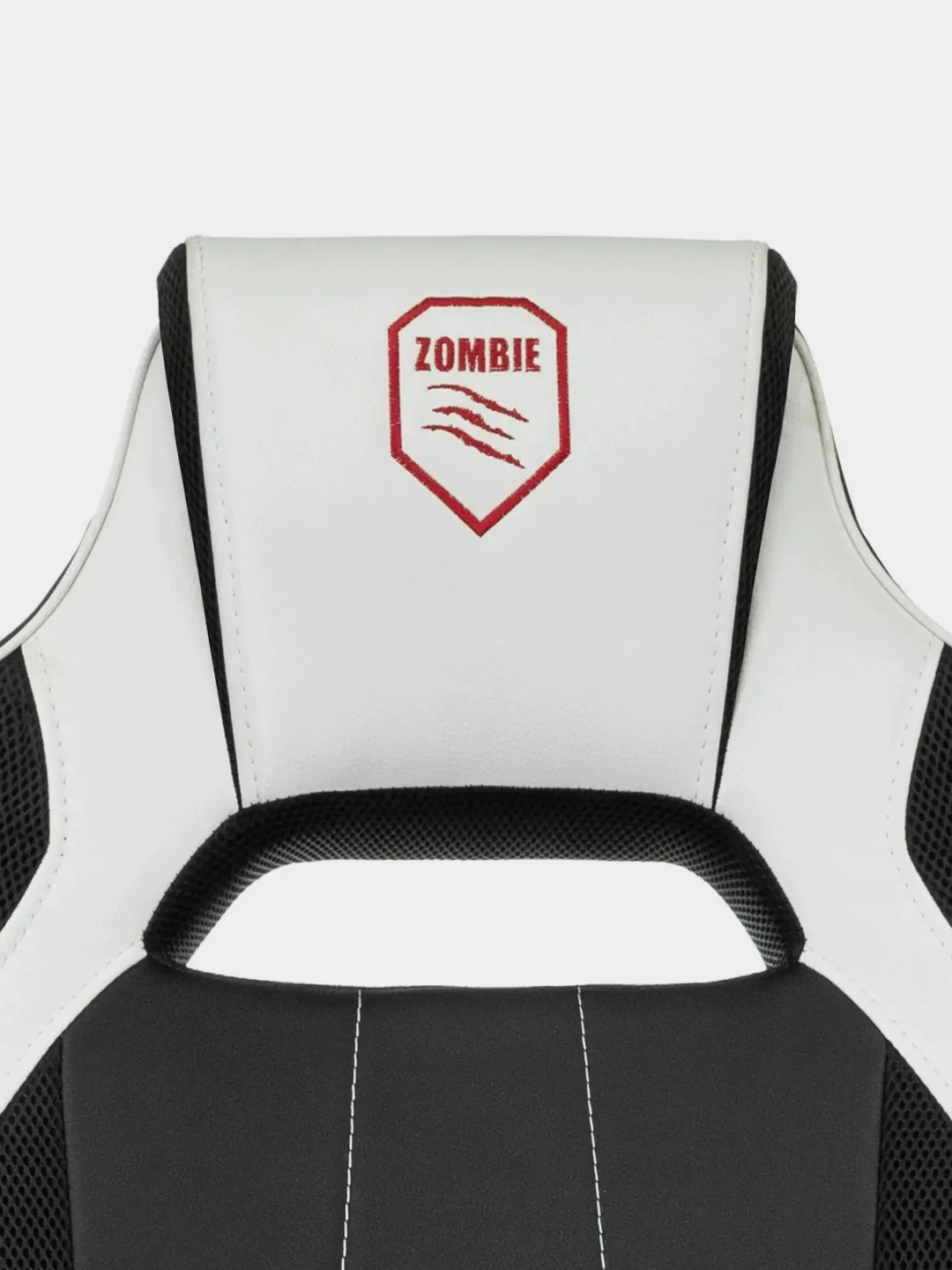 Белый компьютерное игровое, геймерское кресло Zombie 400