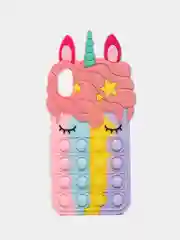 Коралловый чехол для iPhone X, iPhone XS, серия Pop it, антистресс