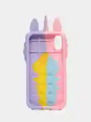 Коралловый чехол для iPhone X, iPhone XS, серия Pop it, антистресс