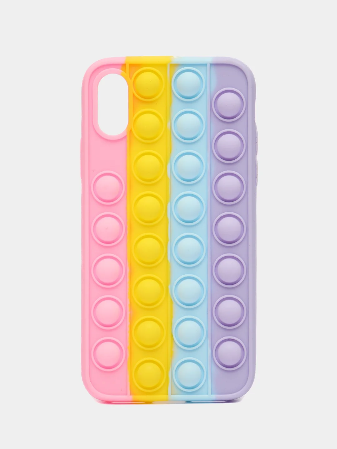 Кораллово-розовый чехол для iPhone X, iPhone XS, серия Pop it, антистресс
