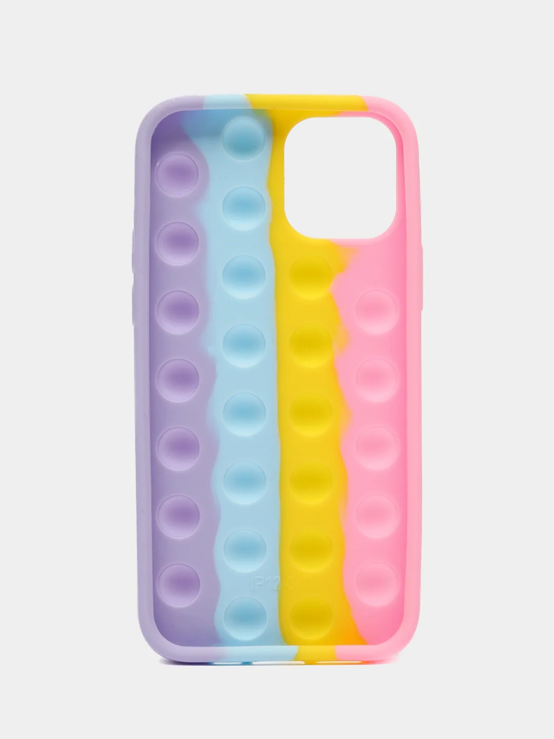 Кораллово-розовый чехол для iPhone 12 и iPhone 12 Pro, серия Pop it, антистресс