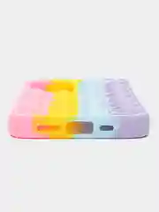 Кораллово-розовый чехол для iPhone 12 и iPhone 12 Pro, серия Pop it, антистресс