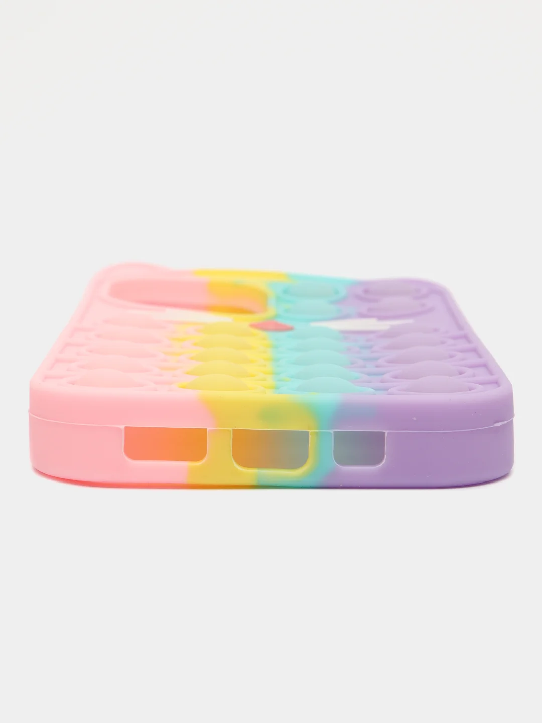 Кремовый чехол для iPhone 12 и iPhone 12 Pro, серия Pop it, антистресс