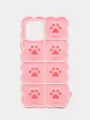 Розовый чехол для iPhone 12 и iPhone 12 Pro, серия Pop it, антистресс