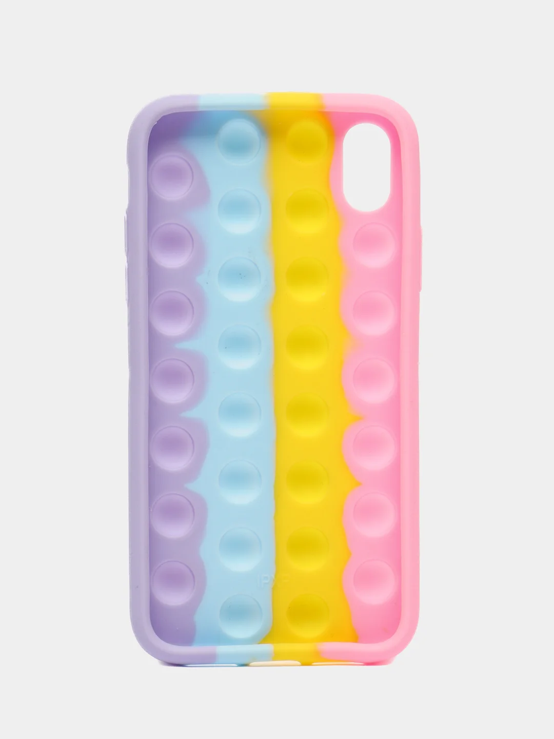 Кораллово-розовый чехол для iPhone XR, серия Pop it, антистресс