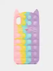 Кремовый чехол для iPhone XR, серия Pop it, антистресс