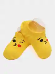 Желтый носки детские короткие, хлопок, красивые, качественные