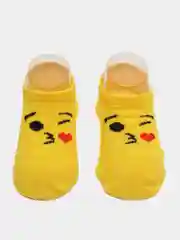 Желтый носки детские короткие, хлопок, красивые, качественные