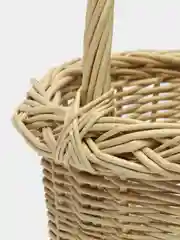 Корзина плетенная ручной работы из ивовой лозы