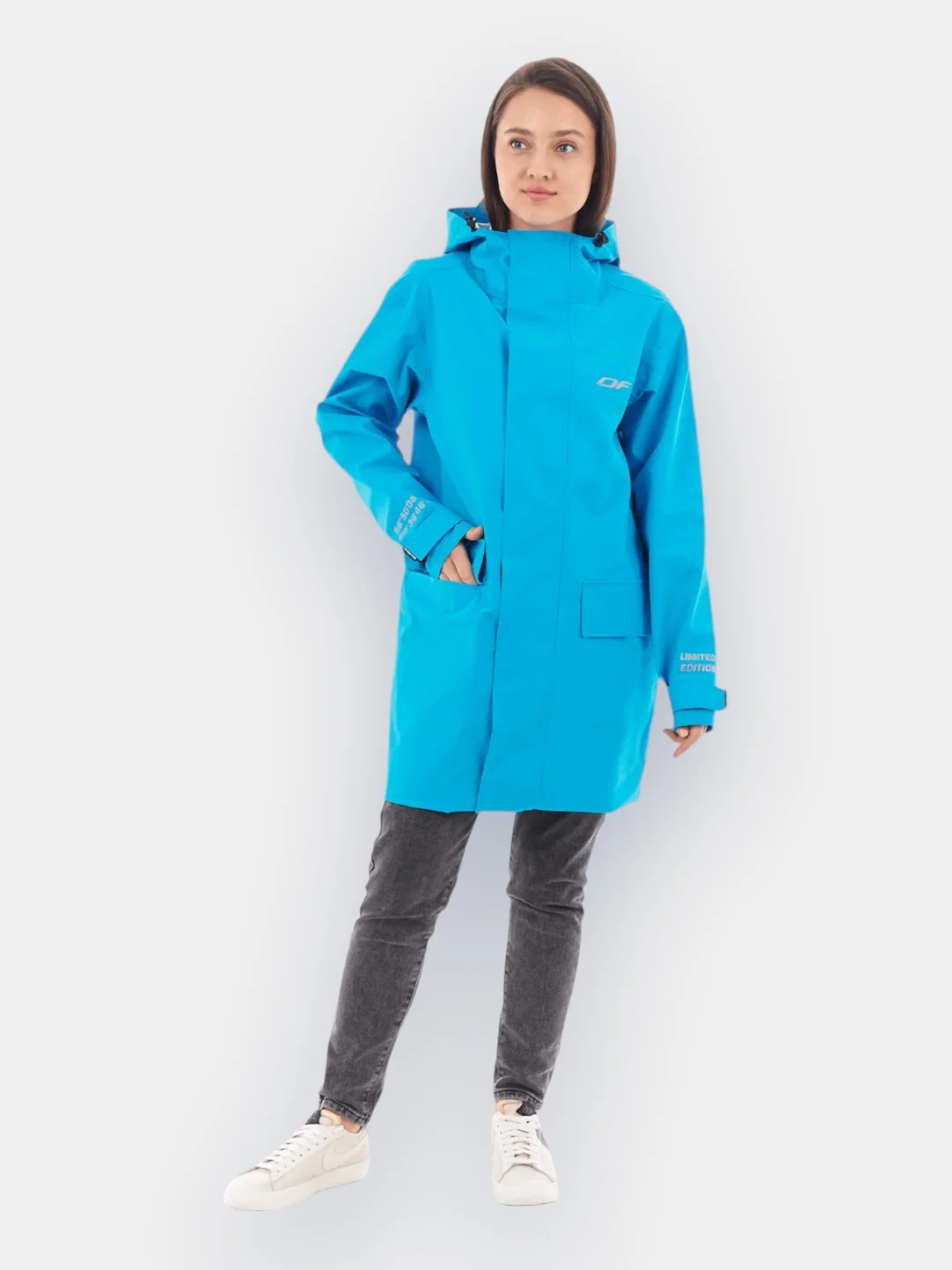 Голубой дождевик городской Dragonfly Raincoat 2.0