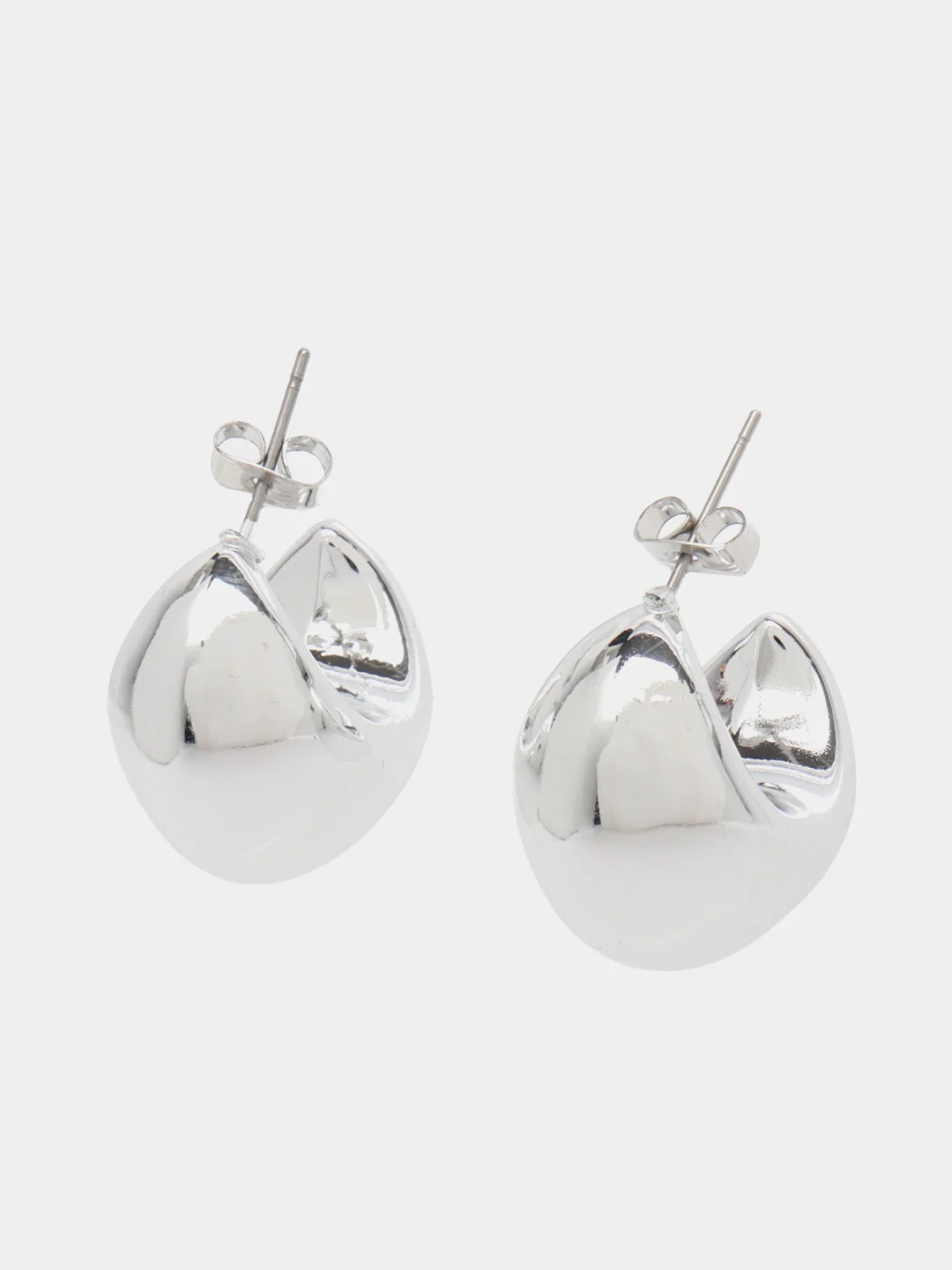 Серебряный женские стильные серьги