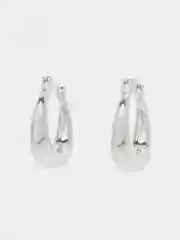 Серый женские стильные серьги