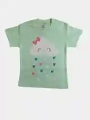 Футболка для девочки 1-4 года, хлопок