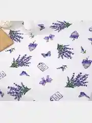 Лавандовый ткань рогожка( хлопок) для пошива скатертей и полотенец, отрезы, разные расцветки