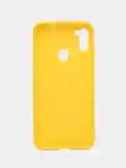 Желтый чехол  для Samsung A11