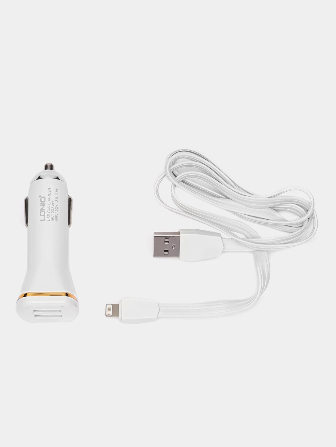 АЗУ LDNIO 2.1A + кабель USB Lightning